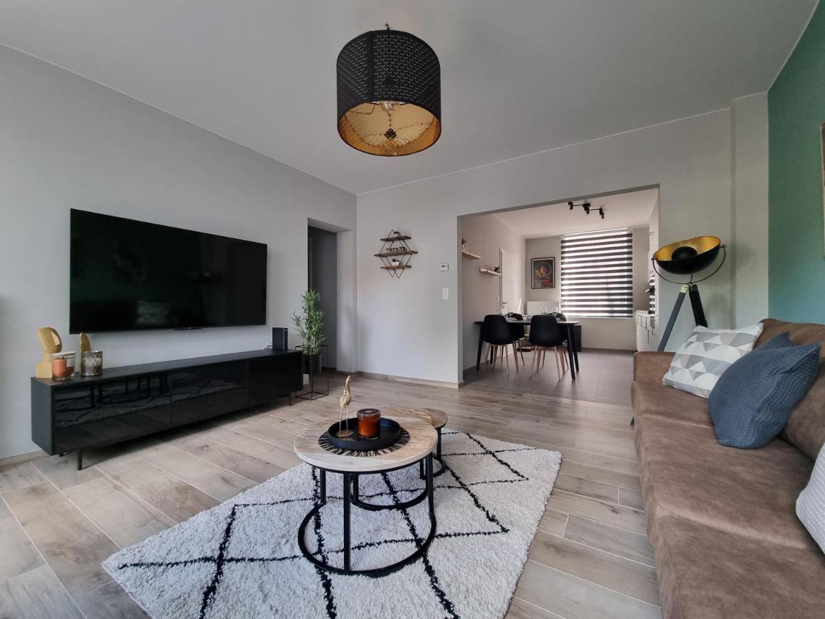 Appartement Cosy Et Familial Avec Terrasse Theux Exteriör bild